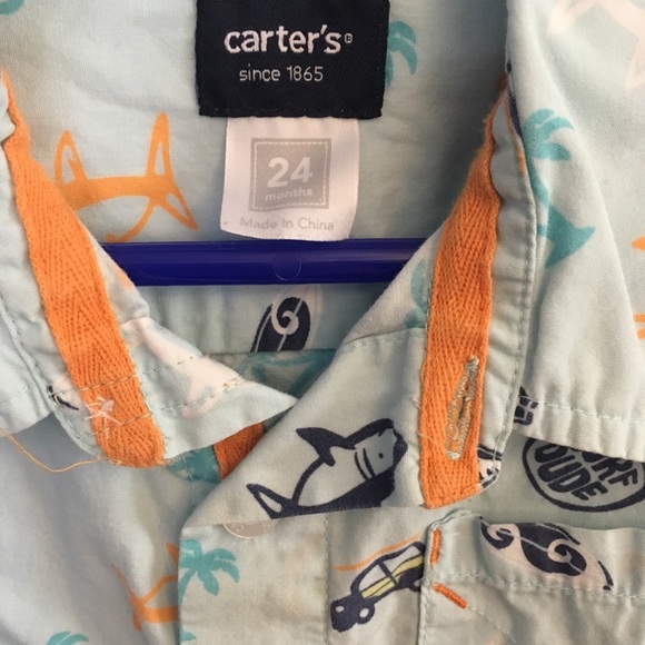 CLOSET CLOSING! 18-24 mth Summer button downs LOT - Picture 6 of 8